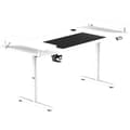 Miniatyrbild 4 av 4: Bureau - rehausse bureau Ultradesk, justerbart elektriskt, 160X70 cm, 72-117 cm, HIGHLANDER XXL WHITE, vit