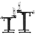 Miniatyrbild 3 av 4: Bureau - höj och sänkbar Ultradesk-byrå, elektriskt justerbar, 160X70 cm, 72-117 cm, HIGHLANDER XXL BLACK, svart,