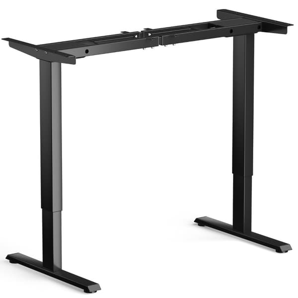 Skrivebordsstativ, 109-151x59x70-120 cm, Sort