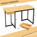 Miniatyrbillede 4 af 8: Computerskrivebord, 48x22x30 tommer, Natur