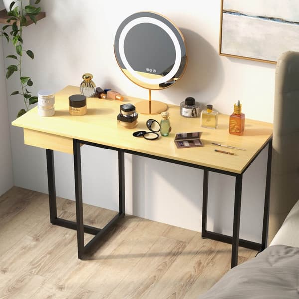 Computerskrivebord, 48x22x30 tommer, Natur
