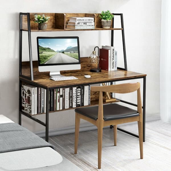 Datorskrivbord, 47x22.5x55 tum, Natur