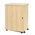 Miniatyrbillede 6 af 7: Foldbart skrivebord og skab, 118,5x40x79,5 cm
