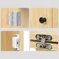 Miniatyrbillede 7 af 7: Foldbart skrivebord og skab, 118,5x40x79,5 cm