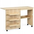 Miniatyrbillede 1 af 7: Foldbart skrivebord og skab, 118,5x40x79,5 cm