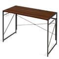 Miniatyrbillede 1 af 4: Sammenklappeligt computerbord, 39,5x19,5x29,5 tommer, Brun