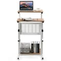 Miniatyrbillede 7 af 8: Justerbart stand-up skrivebord, 22x21x38,5 tommer, Eg