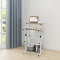 Miniatyrbillede 2 af 8: Justerbart stand-up skrivebord, 22x21x38,5 tommer, Eg