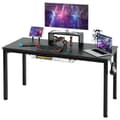 Miniatyrbillede 3 af 8: Gaming skrivebord, 155x60x94 cm, Sort