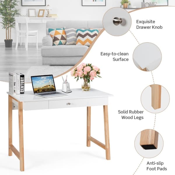 Computer Skrivebord, 106x50x75 cm
