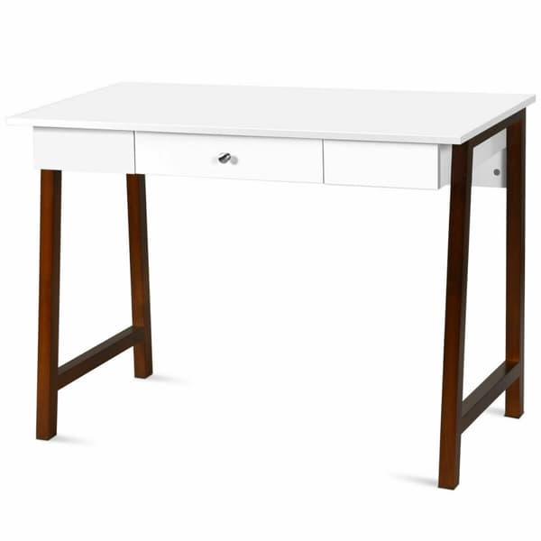 Datorskrivbord, 106x50x75 cm, Valnöt