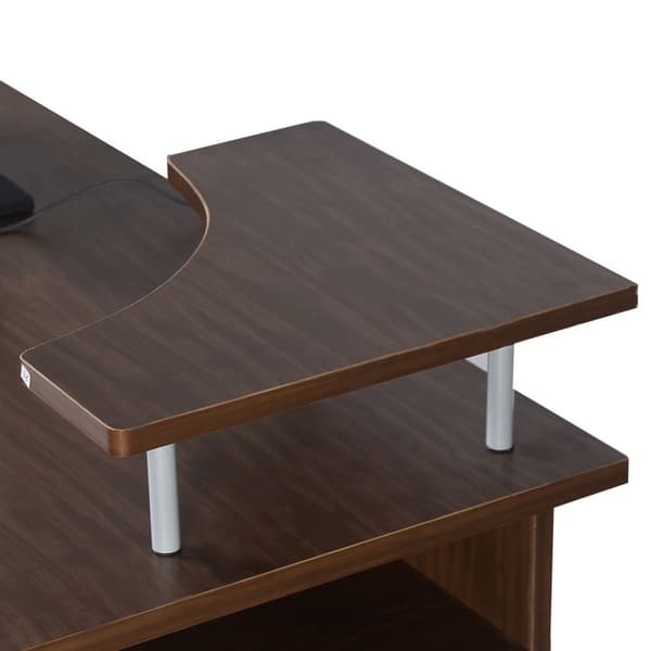 Skrivebord, 120x55x85 cm, Valnød