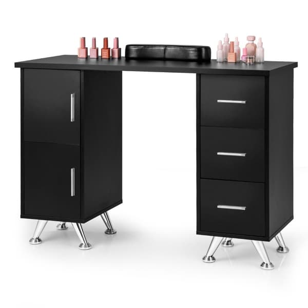 Manicurebord, 108x45x76 cm, Sort