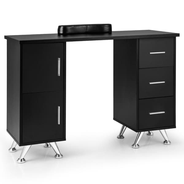 Manicurebord, 108x45x76 cm, Sort