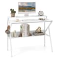 Miniatyrbillede 7 af 8: Computerskrivebord, 100x48x81.5 cm, Brun og Sort