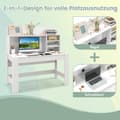Miniatyrbild 4 av 8: Skrivbord, 120x54x129 cm, Vit