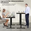 Miniatyrbild 8 av 8: Justerbart skrivbord, 120x60x73-118 cm, Svart