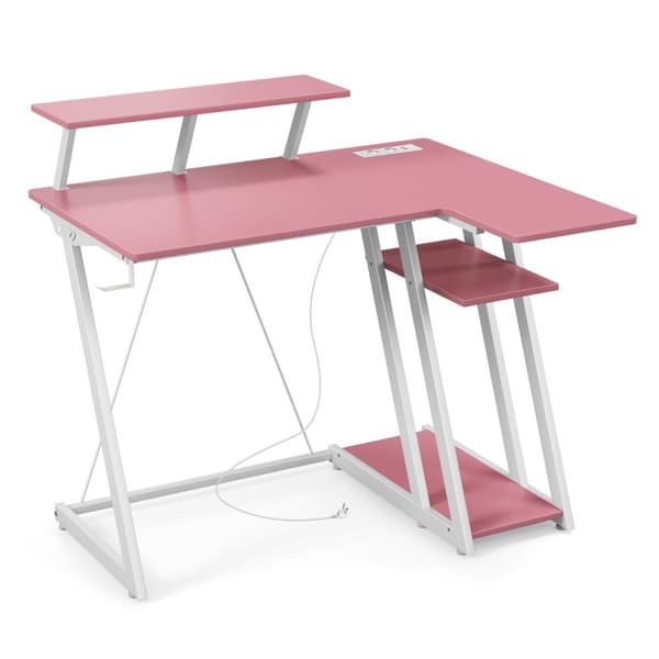 Spillebord, 107x45x93 cm, Pink