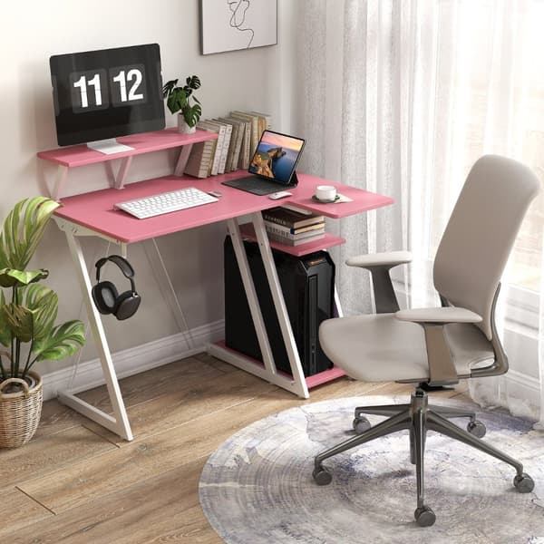 Spillebord, 107x45x93 cm, Pink