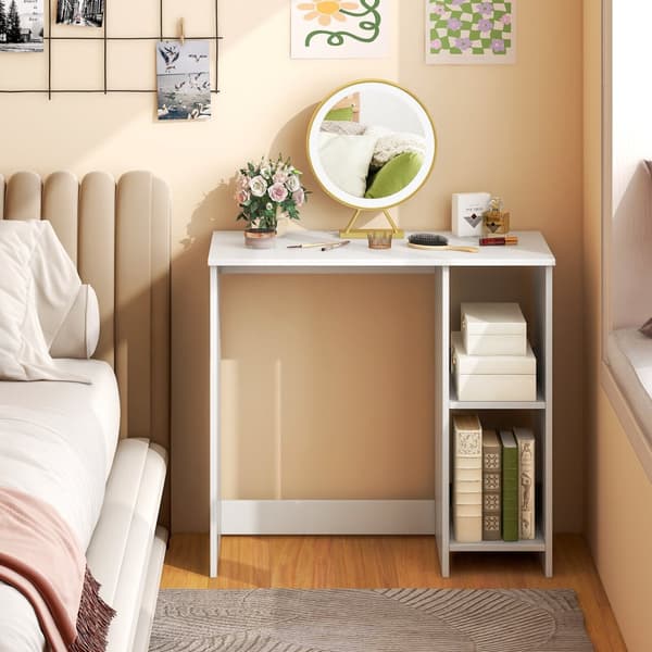 Hjemmearbejdsplads Skrivebord, 80x40x74 cm, Hvid