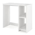 Miniatyrbillede 4 af 8: Hjemmearbejdsplads Skrivebord, 80x40x74 cm, Hvid