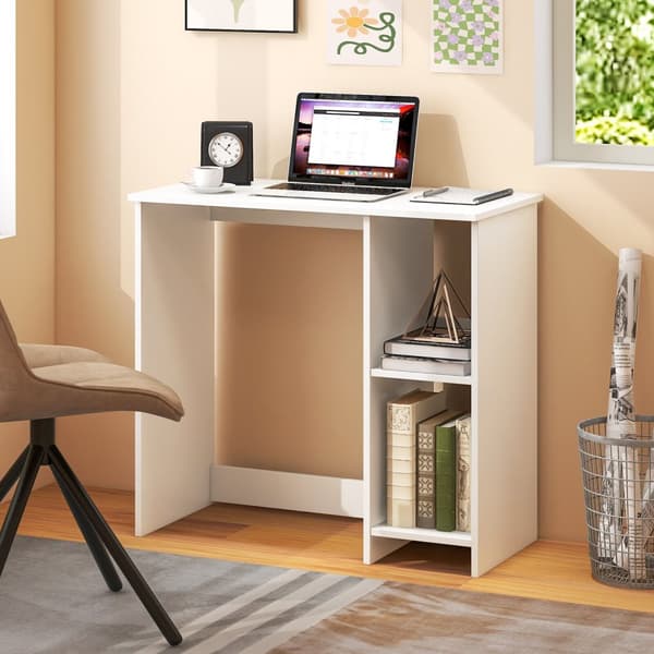 Hjemmearbejdsplads Skrivebord, 80x40x74 cm, Hvid