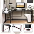 Miniatyrbillede 6 af 8: Computerskrivebord, 125x50x74.5 cm, 168x50x74.5 cm, Rustikt Brun