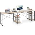 Miniatyrbillede 1 af 8: Computer Desk, 151x151x75 cm, Rustikt Brun/Sort/Grå