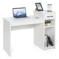 Miniatyrbillede 1 af 8: Computerskrivebord, 42,5"x20"x32,5", Hvid