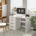 Miniatyrbillede 7 af 8: Skrivebord, 110x60x76 cm, Hvid
