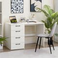 Miniatyrbillede 1 af 8: Skrivebord, 110x60x76 cm, Hvid