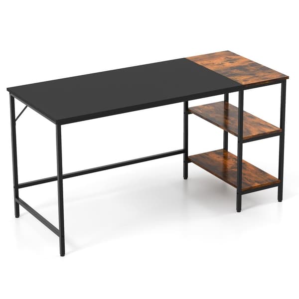 Studie Skrivbord, 55x24x29 tum, Svart