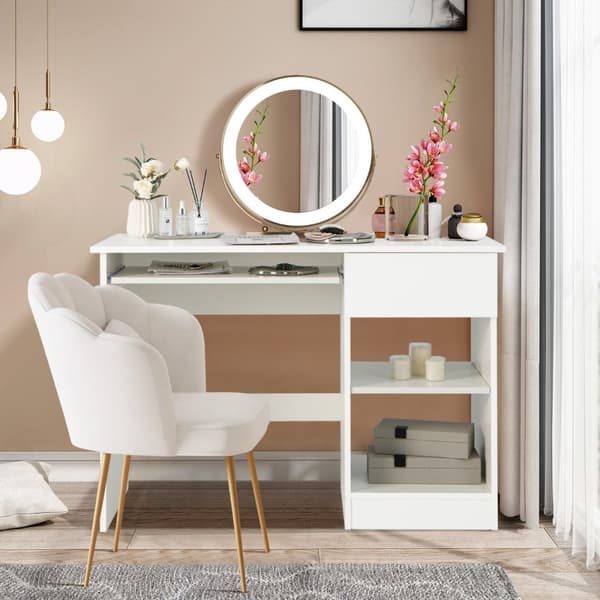 Skrivebord, 42,5"x19"x29,5", Sort
