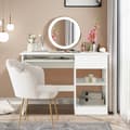 Miniatyrbillede 6 af 8: Skrivebord, 42,5"x19"x29,5", Sort