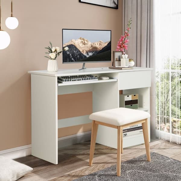 Skrivebord, 42,5"x19"x29,5", Sort