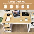Miniatyrbillede 3 af 8: Computer Desk, 114x60x76 cm, Rustikt Brun
