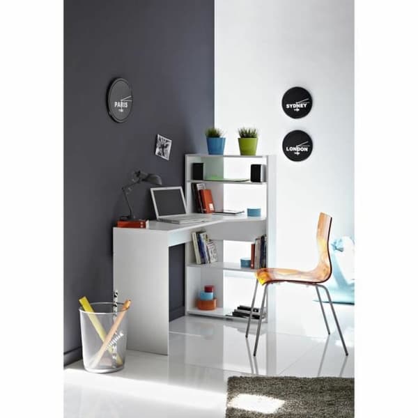 Skrivbord Parisot Vit 122 x 64 x 121 cm