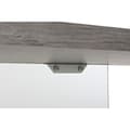Miniatyrbild 4 av 8: Skrivbord DKD Home Decor Grå Transparent Glas Trä MDF 120 x 50 x 76 cm