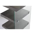 Miniatyrbild 2 av 8: Skrivbord DKD Home Decor Grå Transparent Glas Trä MDF 120 x 50 x 76 cm
