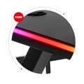 Miniatyrbild 2 av 10: Skrivbord Gaming Huzaro HZ-Hero 5.0 RGB Svart Stål Kolfiber 116 x 69,5 x 59 cm