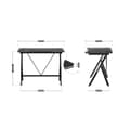 Miniatyrbild 6 av 7: Skrivbord Gaming Huzaro HZ-Hero 1.4 Black Svart