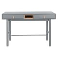 Miniatyrbillede 11 af 11: Skrivebord Home ESPRIT Blå Grå Træ MDF 120 x 60 x 75 cm