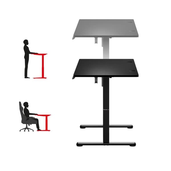 Skrivebord Huzaro HZ-Hero 8.2 Black Sort