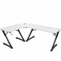 Miniatyrbild 3 av 5: Skrivbord Gaming Huzaro HZ-Hero 7.0 Vit Svart Kolfiber 154 x 72,5 x 117 cm