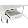 Miniatyrbild 4 av 7: Skrivbord DKD Home Decor Vit Silvrig Metall Trä MDF 120 x 55 x 76 cm