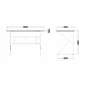 Miniatyrbild 3 av 4: Skrivbord Huzaro HZ-Hero 1.6 White Vit