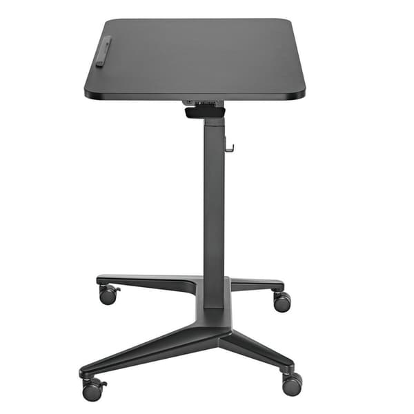 Skrivbord MacLean MC-453B Svart Stål 80 x 52 cm