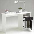 Miniatyrbild 2 av 4: Skrivbord FMD JACKSON  Vit Svart 123 x 76,5 x 50 cm Trä