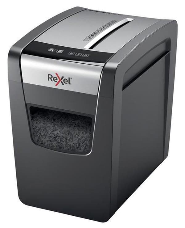 Rexel Momentum X312-SL paperisilppuri jumiutumisenestotekniikalla toimisto- ja kotitöihin - P- 3 silppuaa - jopa 12 A4-arkkia - Silppua asiakirjoja, n