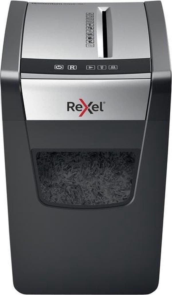 Rexel Momentum X312-SL paperisilppuri jumiutumisenestotekniikalla toimisto- ja kotitöihin - P- 3 silppuaa - jopa 12 A4-arkkia - Silppua asiakirjoja, n